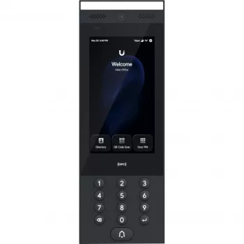 Ubiquiti G3 Intercom INDOOR/OUTDOOR intercomterminal voor het beheren van toegangsaanvragen voor woon- en bedrijfsgebouwen met touch-pas-ondersteuning