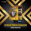 Schermfolie X-ONE Extreme Shock Eliminator voor iPhone X — zwart, stootvast, duurzaam