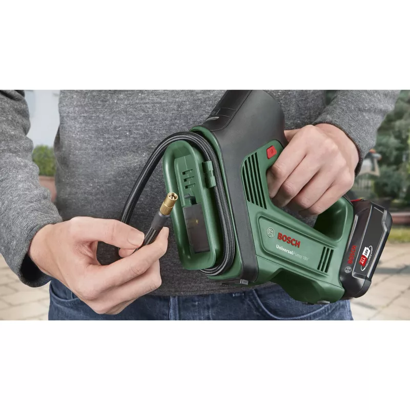 Elektrische luchtpomp Bosch Universal Pump 18V — 10,3 bar, 30 l/min, Li-ionaccu