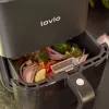 Heteluchtfriteuse Lovio LVAF001BK 5 l zwart — compacte heteluchtfriteuse, inhoud 5 liter