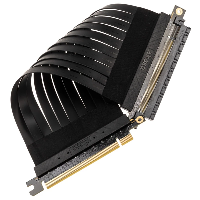 Riser-kabel Akasa RISER zwart X2 Premium PCIe 3.0 x16 20 cm