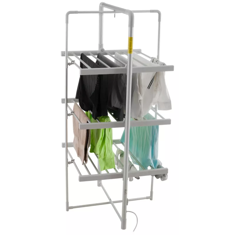 Elektrisch opvouwbaar wasrek Adler AD 7829 — 300 W, 148×52×90 cm, wit, vrijstaand
