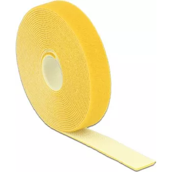 Klittenband DeLOCK 18739 geel 20mm x 5mm