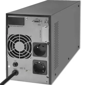 Uninterruptible power supply QOLTEC 53981 on line 2kVA, 2000 VA capaciteit