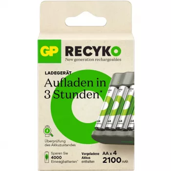 Batterijoplader GP B441 voor NiMH AA- en AAA-accu's