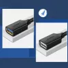 USB 3.0 verlengkabel-adapter UGREEN 10368B — USB-A bus naar USB-A stekker, 1 m, zwart
