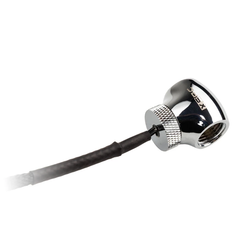 Temperatuursensor XSPC temperatuursensor 2x G1/4 IG – chroom, 2x G1/4 binnendraad