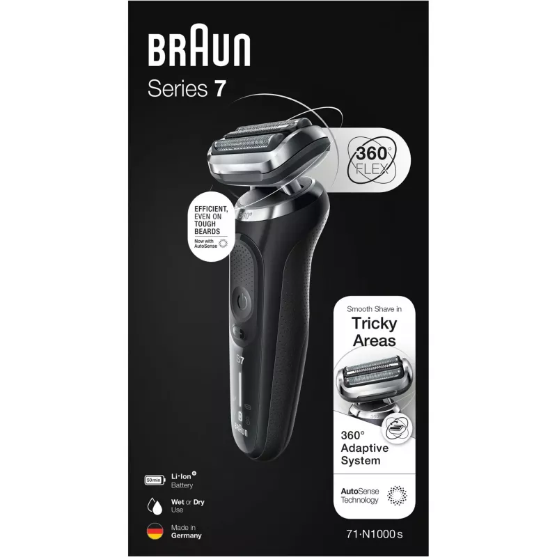 Braun Series 7 71-N1000s foliescheerapparaat zwart