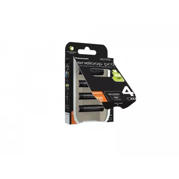 Oplaadbare batterijen PANASONIC ENELOOP PRO AAA 930 mAh 4 st. (BK-4HCDE/4CP)