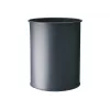Afvalemmer Durable 330158 15 L rond metaal antraciet