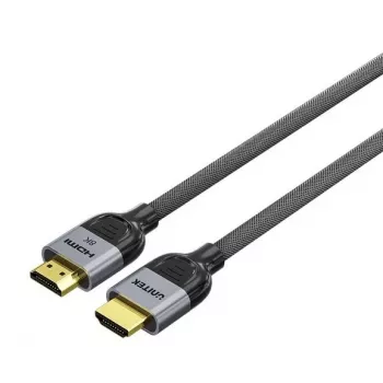 HDMI-kabel Unitek C11093RGY01 2 m, HDMI 2.1, 48 Gbit/s, 8K (7680x4320), 144 Hz, ARC, verguld, grijs