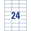 Avery 3474 zelfklevend etiket rechthoek permanent wit 2400 st.
