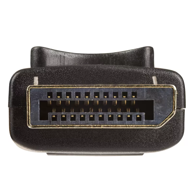 Akyga AK-AV-10 DisplayPort-kabel, stekker/stekker, vergulde stekkers, 1,8 m, zwart