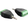 Kabel-gender-changer DeLOCK 65454 2,5 mm 4-polig zwart groen