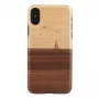 Smartphonehoesje man and wood voor iPhone X/XS – model mare, zwart