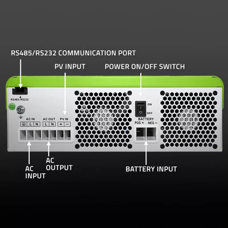 Hybride zonne-omvormer off-grid 3500W, Wi-Fi