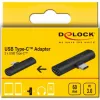 Adapter USB-C naar 2 x USB-C PD DeLOCK 64114