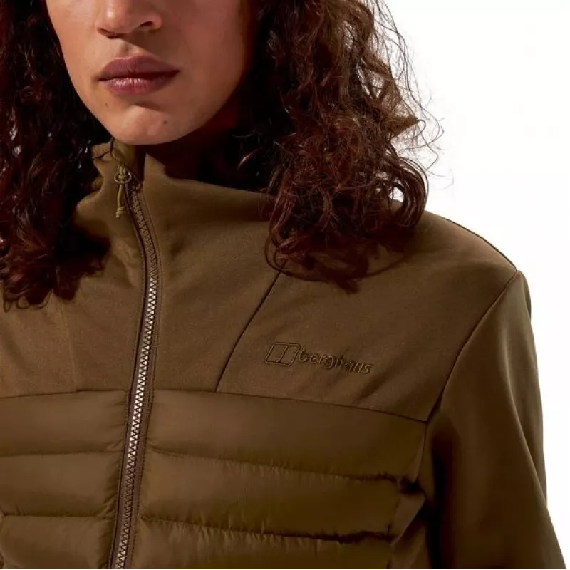 Heren Berghaus capuchon hybridejas maat M bruin