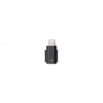 Audio-adapter DJI Mic 3 mobiele telefoonadapter (Lightning) — Lightning-aansluiting, zwart, voor Apple mobiele apparaten