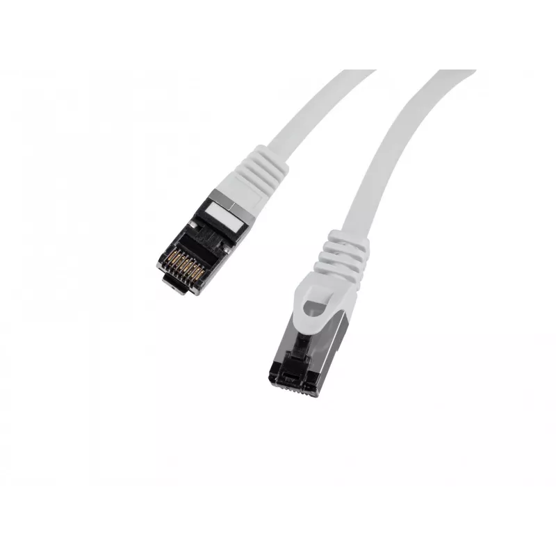 Lanberg PCF8-10CU-0300-S patchkabel Cat.8.1 S/FTP LSZH, koper, 3 m, grijs, Fluke passed