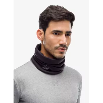 Nekwarmer Buff Multifunctional Sling Heavyweight Merino Wool — zwart, naadloos, stretch