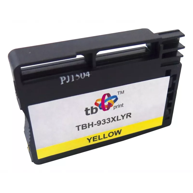TB TBH-933XLYR Gereviseerde inktcartridge voor HP Officejet 6100 ePrinter (HP 933XL), geel
