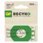 Batterijen R03/AAA NI-MH 950mAh blister 2 st.