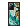 Hoesje iKins voor Samsung Galaxy Note 20 Ultra — aqua-agaatdesign