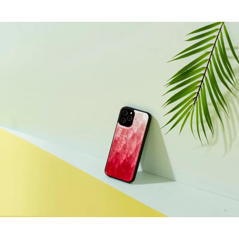 iKins hoesje voor Apple iPhone 12 Pro Max – pink lake met zwarte accenten