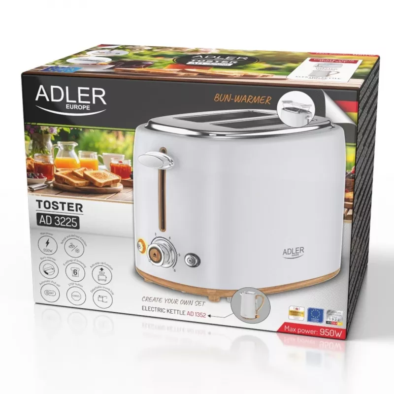 Adler AD 3225 toaster met grill