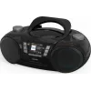 Sencor SPT 6510DB draagbare DAB+ boombox, CD/MP3/USB/SD, Bluetooth 5.3, FM RDS, 16 W, zwart