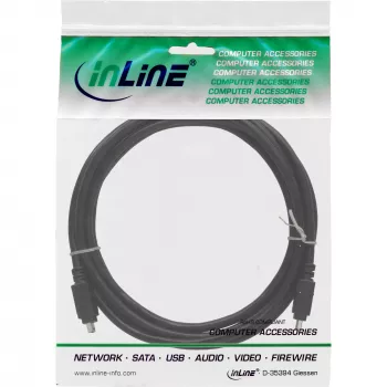 InLine FireWire 400 1394-kabel 4-pins stekker / stekker 3m