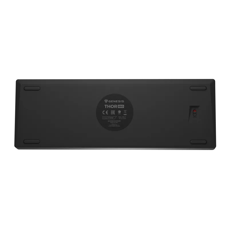 GAMING TOETSENBORD GENESIS THOR 660 G2 US BLACK WIRELESS RGB MECHANICAL GATERON BROWN