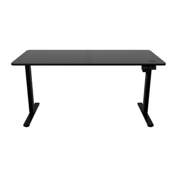 Gamingtafel Acer Predator NEXUS zwart – recht tafelblad, houten blad 1500×680 mm, ijzeren frame, netstroom
