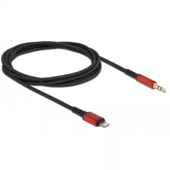 Audiokabel DeLOCK 86587 1,5 m 3,5 mm Lightning zwart