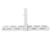 Kabelorganizer onder tafel MACLEAN MC-105 W – staal, wit, max. belasting 5 kg, geschikt voor tafeldikte 0,5–50 mm