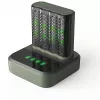 Batterijoplader-dockingstation GP M452 voor NiMH Micro AAA, Mignon AA accu's