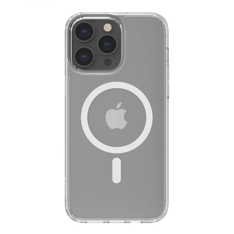 Belkin MSA011BTCL SheerForce magnetisch hoesje voor iPhone 14 Pro Max, antibacterieel, transparant