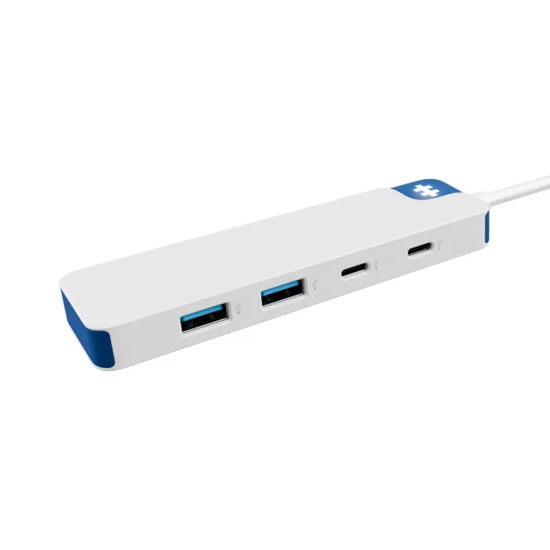 USB-C-hub HYPER HyperDrive Flex HD5200BUGL — 4 aansluitingen, blauw