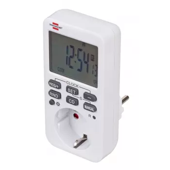 brennenstuhl Comfort-Line - automatische netschakelaar - wisselstroom 230 V - 3600 watt - uitgangsaansluitingen: 1 - wit (1506320)