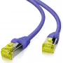 helos Cat.6a S/FTP GHMT AWG 26/7 Patchkabel 191051, 7,5 m, paars