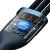 USB-kabel Baseus CASS030003 1,2 m USB A USB-C/Micro-USB-A/Lightning blauw