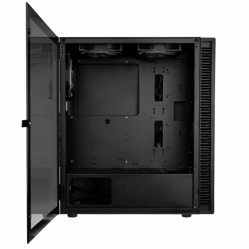 Kolink Observatory HF Glass ARGB midi-tower - zwart