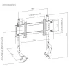 Oplite Monitor Stand R8 Single zwart retail (OP-R8-SMSB)