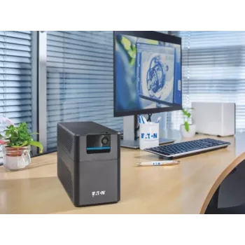 UPS Eaton 5E Gen2 700 Line-Interactive 0,7 kVA (360 W), 2 type-E stopcontacten, zwart, compact