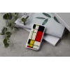Smartphonehoesje iKins voor iPhone XR Mondrian wit – beschermende harde schaal achterkant