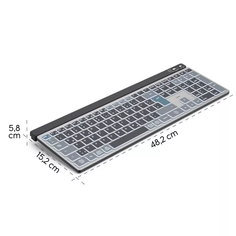 WK-750 multi-device toetsenbord zwart