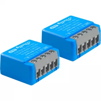 Compacte smart-relaismodule Shelly 1 Mini Gen4, 1P 8A, Wi-Fi/Matter/Zigbee/Bluetooth, 110–240 V (2 stuks)