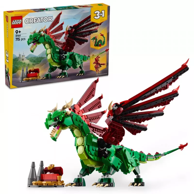 LEGO CREATOR 3 IN 1 31161 Middeleeuwse draak