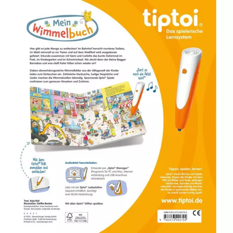 tiptoi Mein Wimmelbuch, leerboek